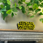 Star Wars Logo 3D Printed Sign | Star Wars Desk & Home Decor
