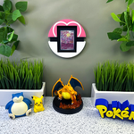 Love Ball Toploader Display | Raw Card Wall Mount | 3D Printed Pokemon Toploader Holder