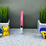Love Ball Toploader Display | Raw Card Wall Mount | 3D Printed Pokemon Toploader Holder
