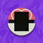 Love Ball Toploader Display | Raw Card Wall Mount | 3D Printed Pokemon Toploader Holder