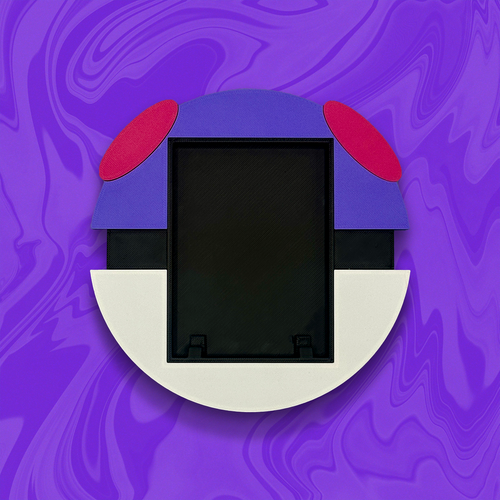 Master Ball Toploader Display | Raw Card Wall Mount | 3D Printed Pokemon Toploader Holder