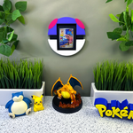 Master Ball Toploader Display | Raw Card Wall Mount | 3D Printed Pokemon Toploader Holder