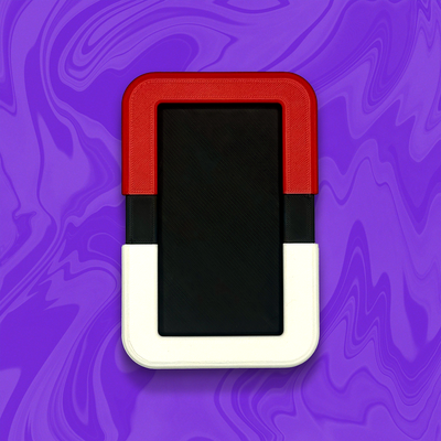 Pokeball Graded Card Frame | PSA CGC BGS Wall Display | 3D Printed Pokemon Frame